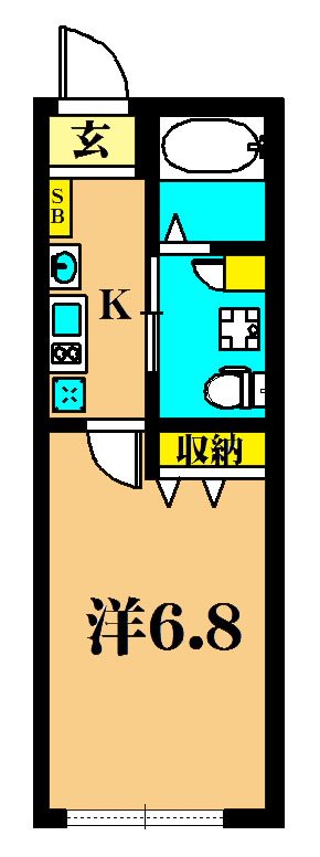 アヴァンタージュ大井町 間取り図