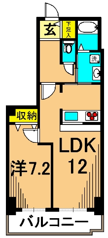 品川シーサイドビュータワーⅠ 1306号室 間取り