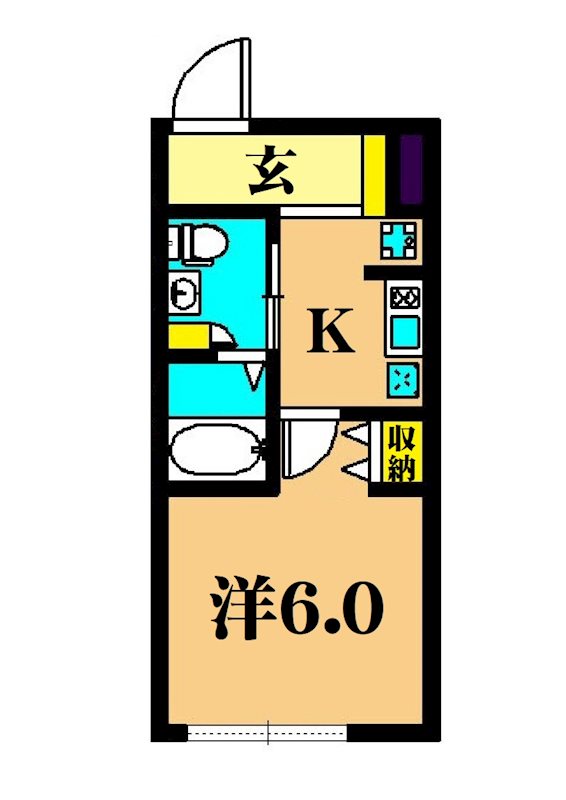 アヴァンタージュ大井町 304号室 間取り