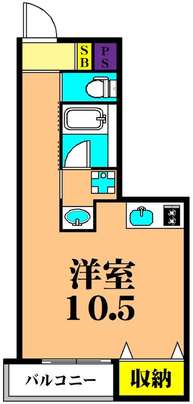 グランデール大森 101号室 間取り