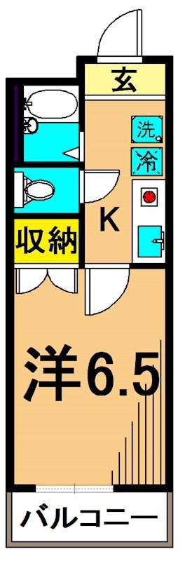 メゾントランタン  203号室 間取り
