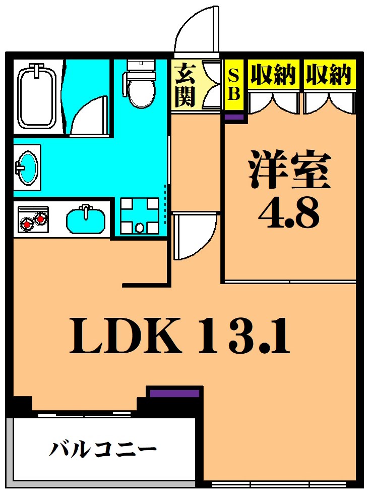 フレンシア玉川田園調布 211号室 間取り