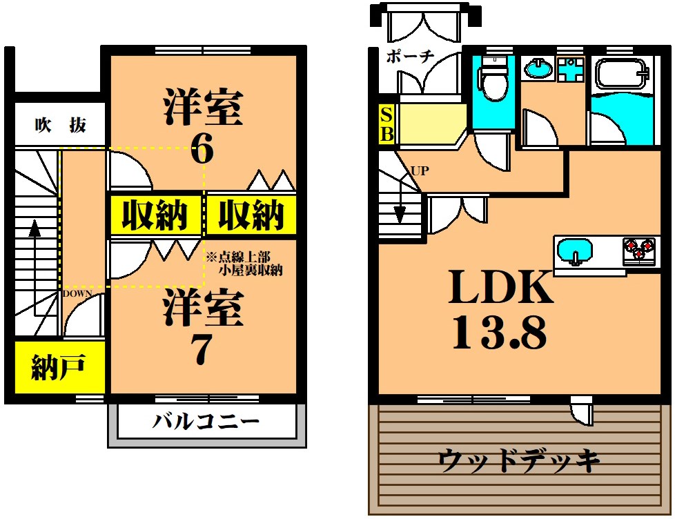 マノワールアトリオ  4401号室 間取り