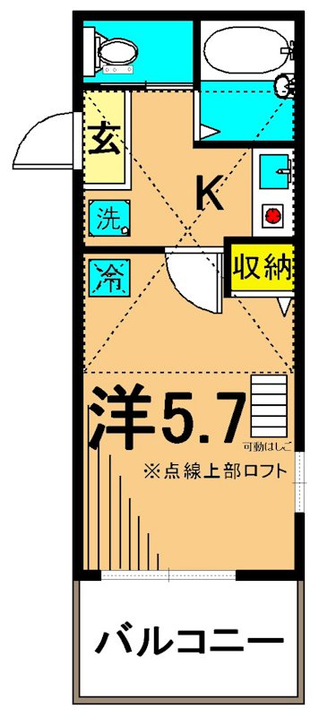 エスぺランサ池上 403号室 間取り