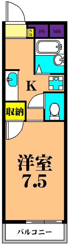 ドミール奥沢 間取り図