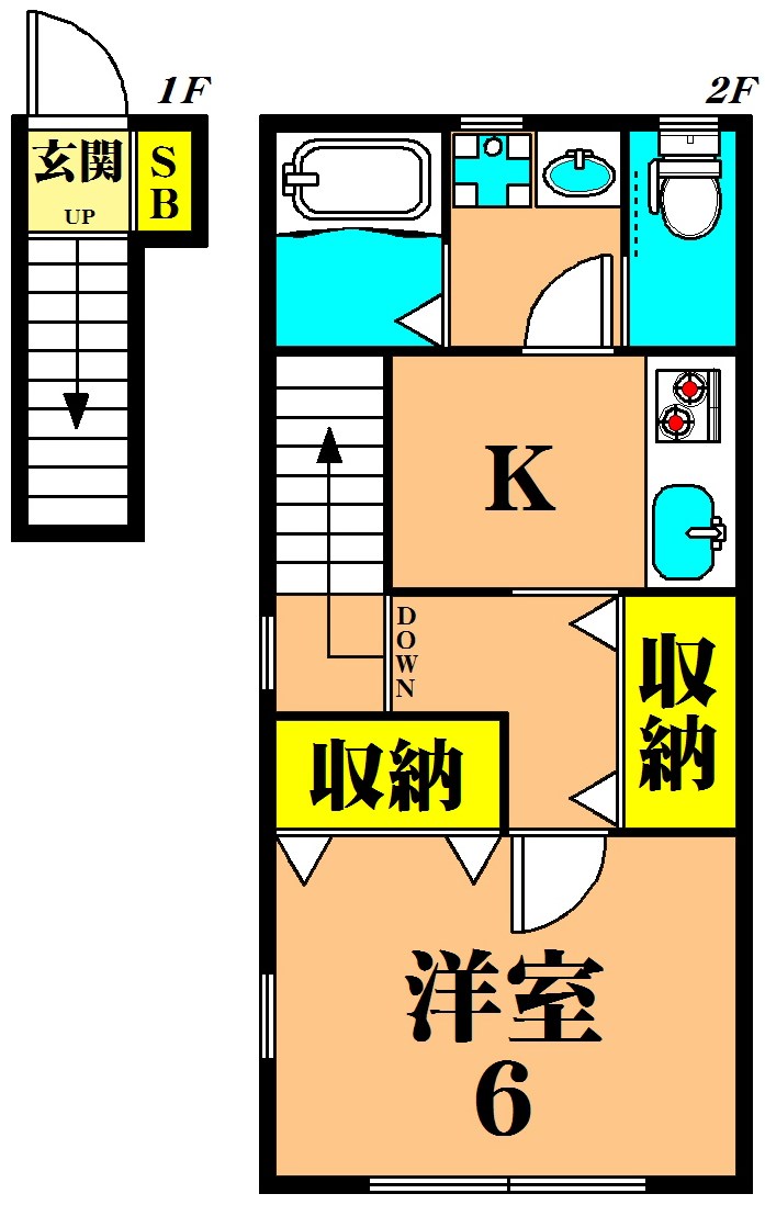 グランドソレーユ大井 間取り図