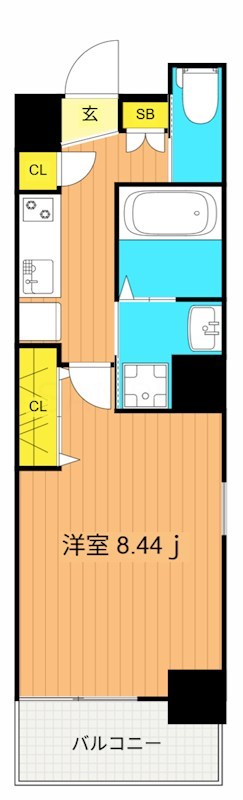 ヴェール南麻布 401号室 間取り