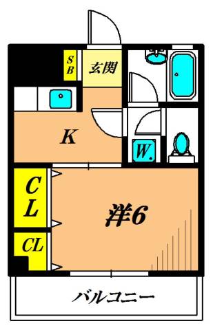 アーバンロジェ 302号室 間取り