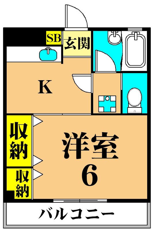 アーバンロジェ 302号室 間取り