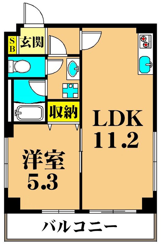 メーゾン俊２nd 501号室 間取り