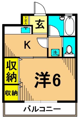 アーバンロジェ 302号室 間取り