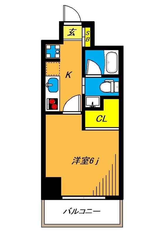 旗の台アパートメント 間取り図