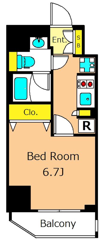アーバネックス大森 204号室 間取り