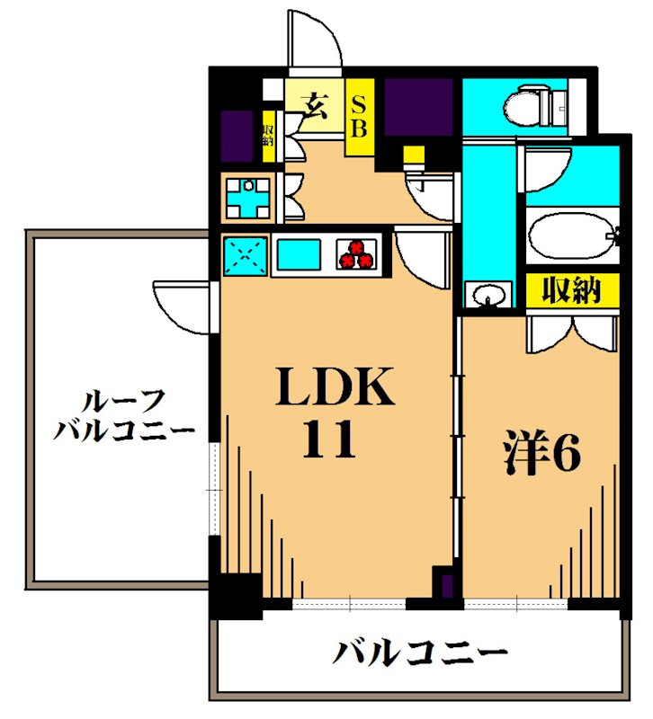 プライマル大森 間取り図