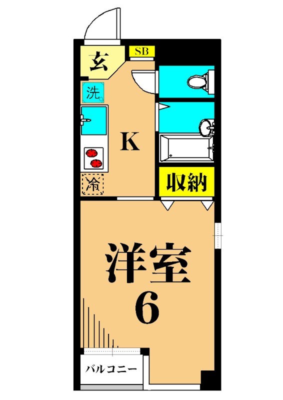 アクアベールⅤ 間取り図