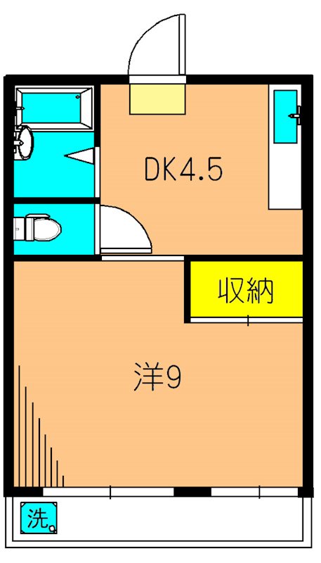 吾妻ビル 306号室 間取り
