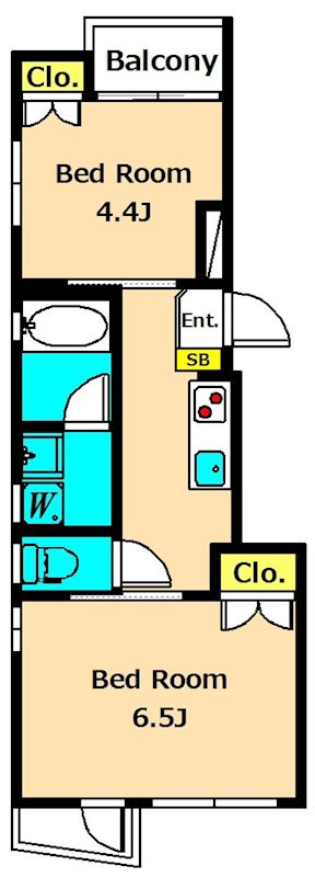 スラージュ大森 301号室 間取り