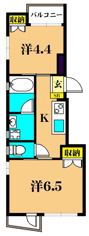 スラージュ大森 301号室 間取り