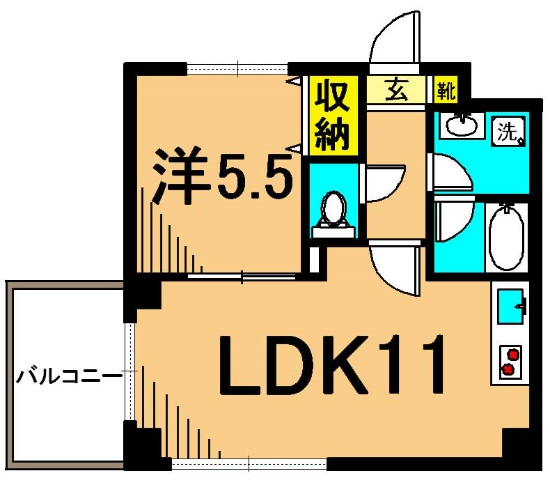 メーゾン俊2nd  204号室 間取り