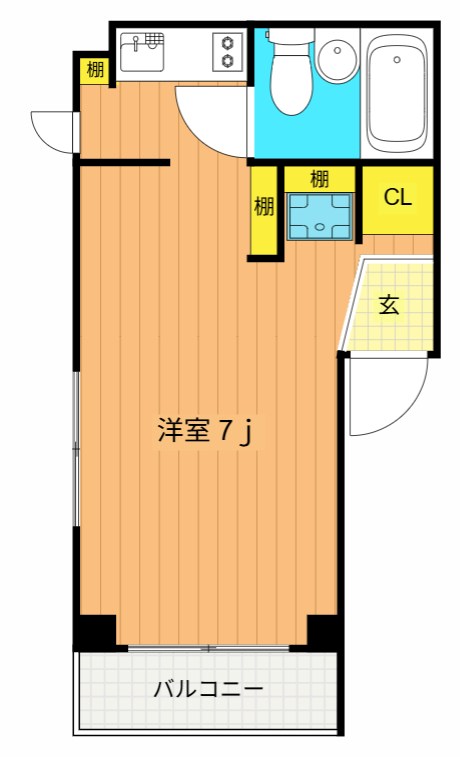 メゾン・アイル 302号室 間取り