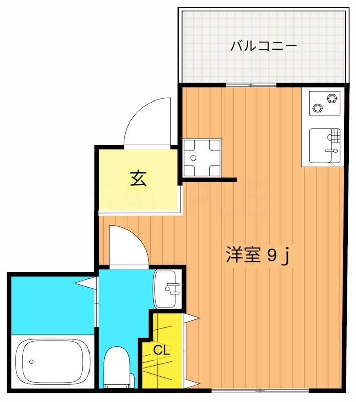ブランシール大崎 2002号室 間取り