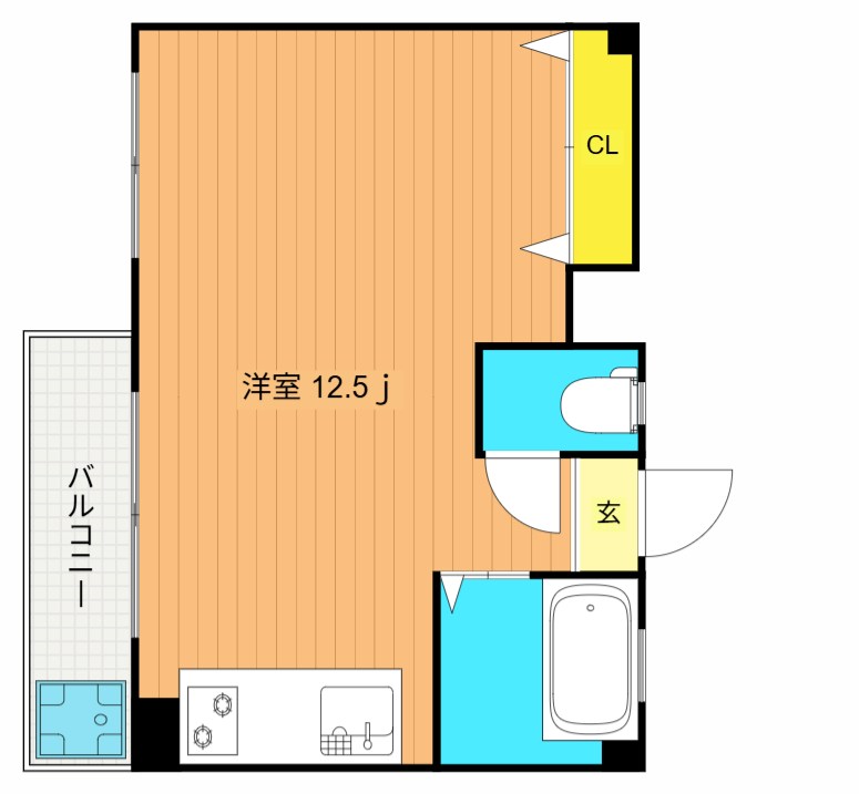 さくらマンション 202号室 間取り