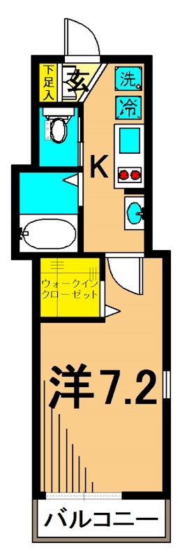 ALLURE日吉  201号室 間取り