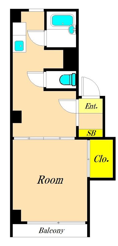 ルポーゼ仙台坂 203号室 間取り
