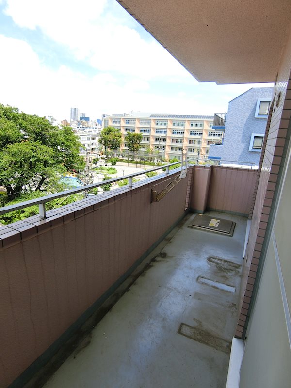 南大井九重ハイツ ベランダ