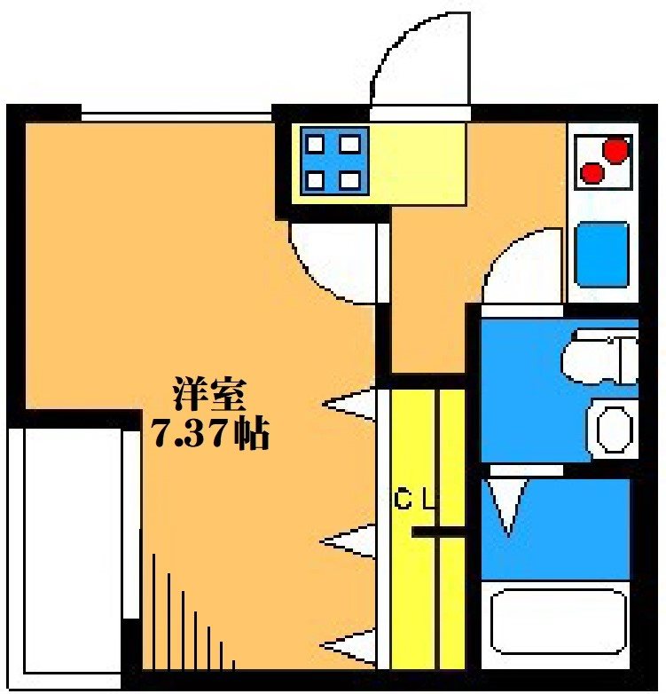 ブランシール大崎  3001号室 間取り