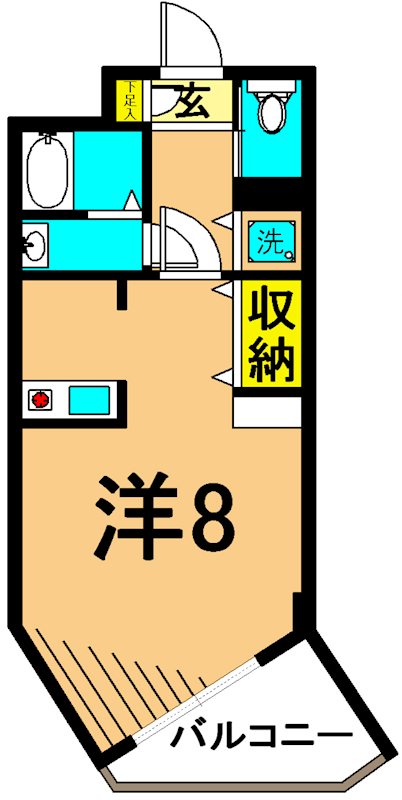 メゾン・ド・ゼファー 304号室 間取り