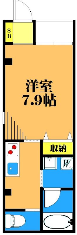 ココ・ルピナス 101号室 間取り