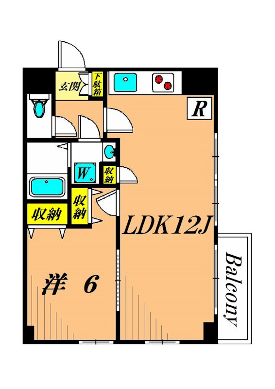 メゾンド・ミサ 501号室 間取り
