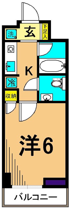 三越ゼームス坂マンション  333号室 間取り