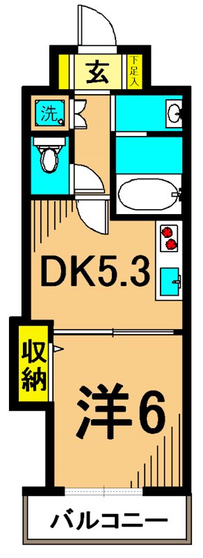 アゼリア品川 間取り図