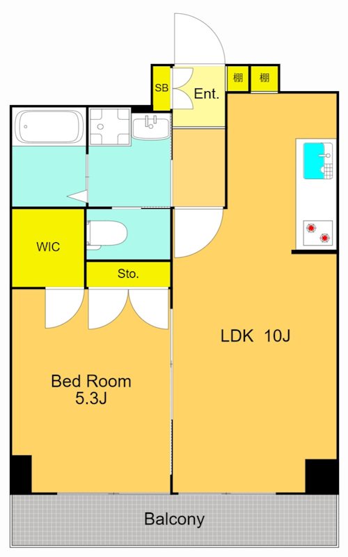 メゾンパーク大森 603号室 間取り