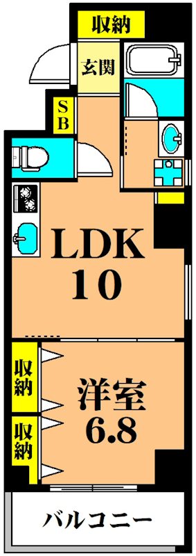 Linoha大森 301号室 間取り