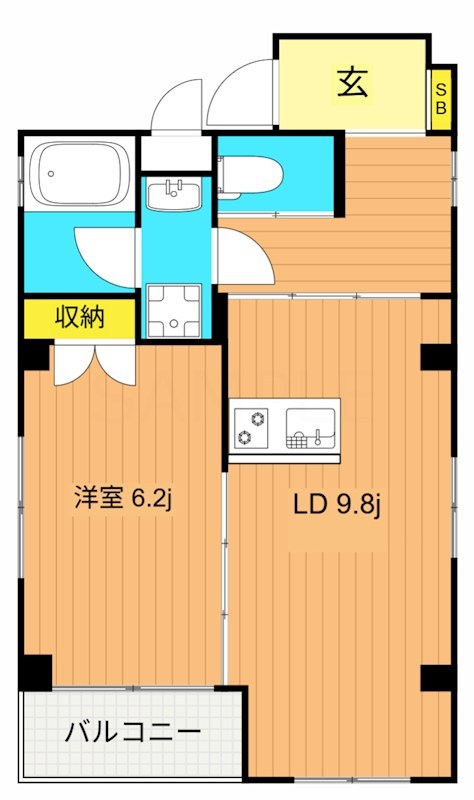 三谷ビル 301号室 間取り