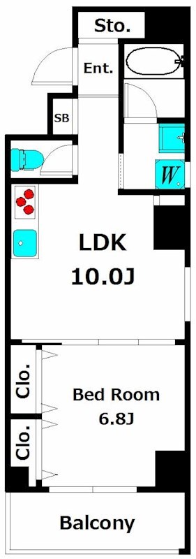 Linoha大森 401号室 間取り