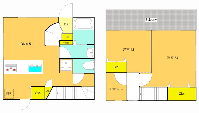 山王2丁目戸建 間取り