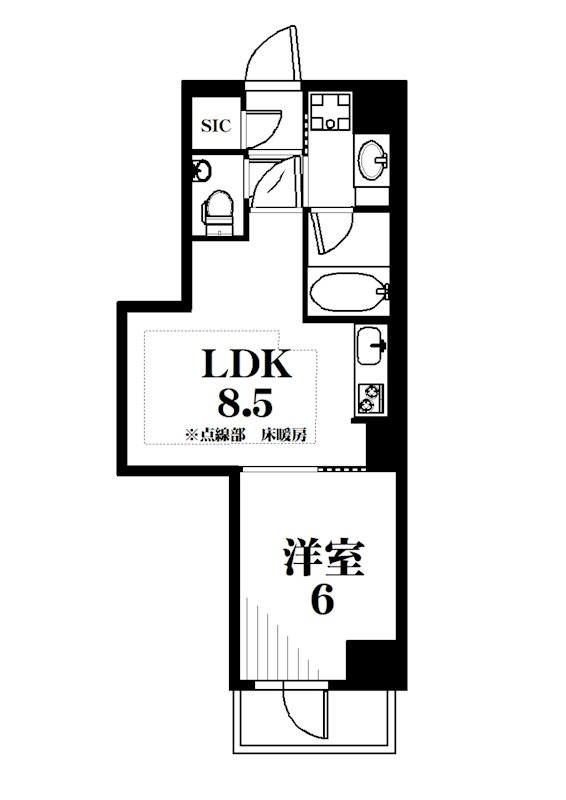 オープンレジデンシア大井町ゼームス坂  間取り図