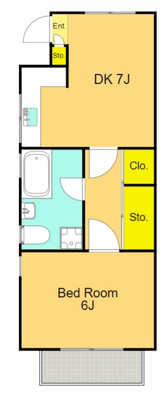 ＢＡＯＢＡＢ 103号室 間取り