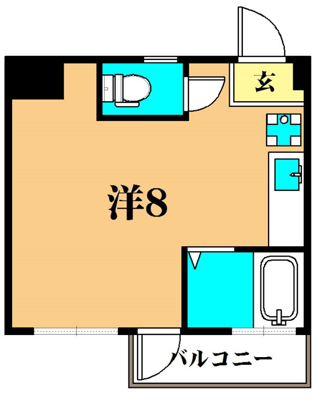 さくらマンション 205号室 間取り