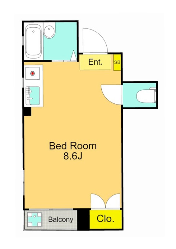 EMハイム 301号室 間取り