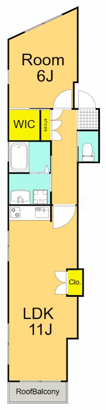 クレインマンション 402号室 間取り