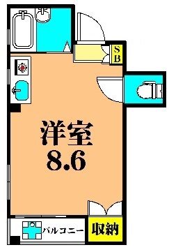 EMハイム 301号室 間取り