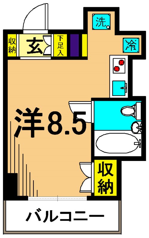 テラッサエスト  間取り図