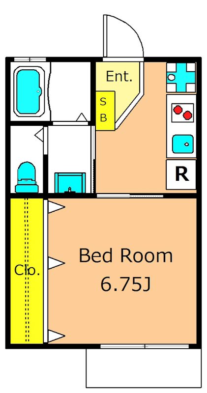 サンハイツ山王 202号室 間取り