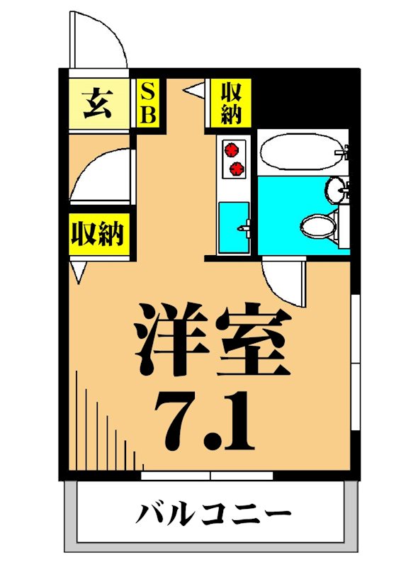パレット御殿山 間取り図