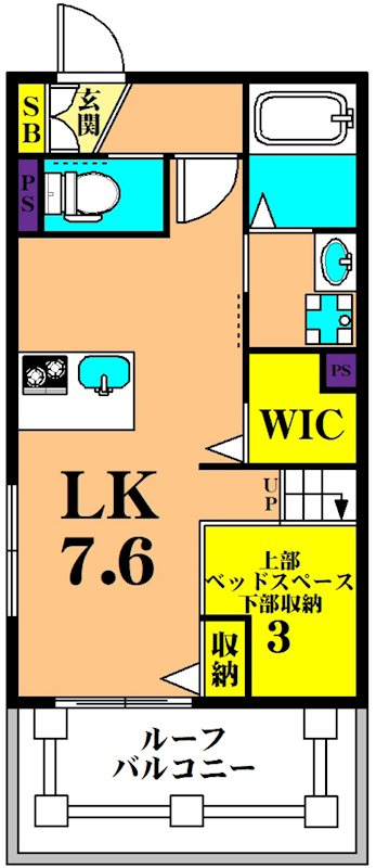 Avenir 302号室 間取り